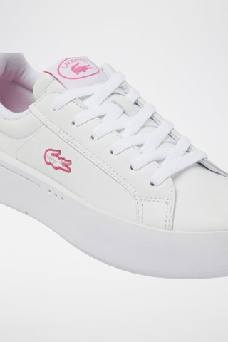 Baskets en cuir Carnaby - Blanc et rose poudré