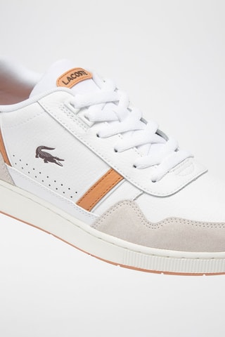 Baskets en cuir T-Clip - Blanc