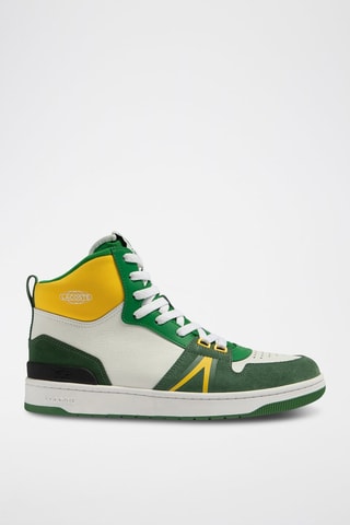 Baskets L001 Mid - Blanc et vert