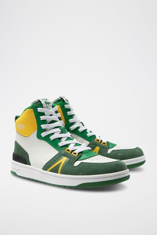 Baskets L001 Mid - Blanc et vert