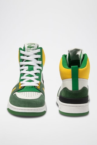 Baskets L001 Mid - Blanc et vert