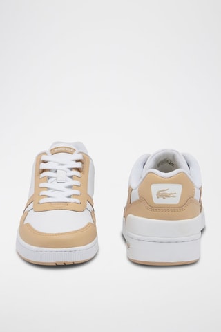 Baskets en cuir T-Clip - Blanc