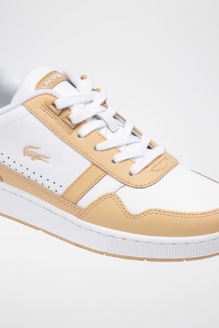 Baskets en cuir T-Clip - Blanc