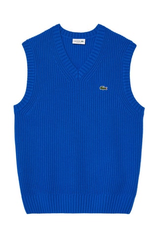 Pull sans manches en laine - Bleu électrique