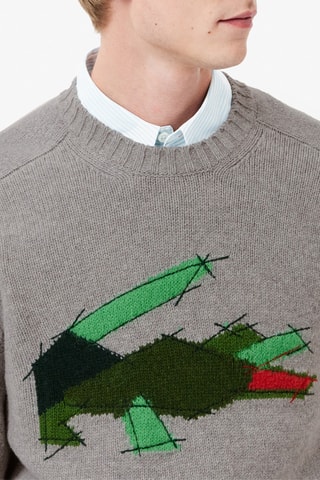 Pull en laine - Gris foncé chiné