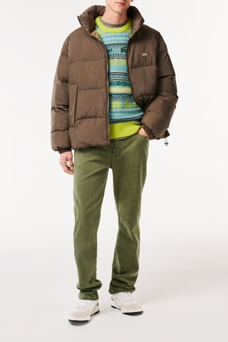 Pull en laine et alpaga - Vert