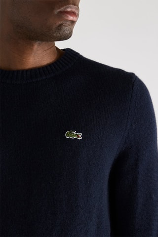 Pull en cachemire et laine - Bleu marine