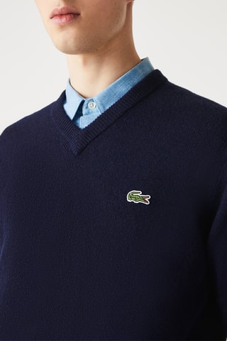 Pull en laine - Bleu marine