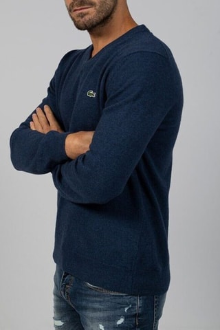 Pull en laine - Bleu foncé