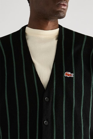 Gilet relaxed en laine - Noir