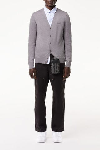 Gilet en laine - Gris foncé chiné