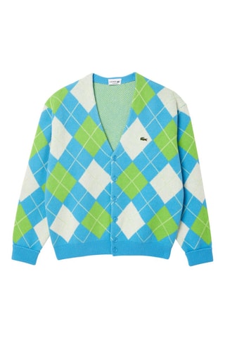 Gilet en laine - Turquoise et vert clair