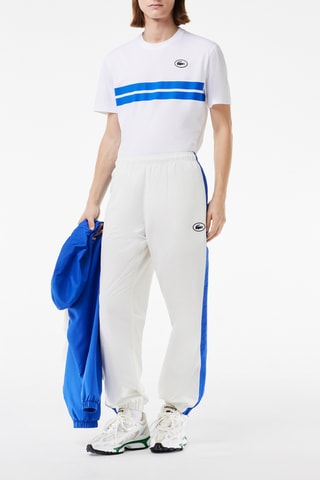 Pantalon de survêtement - Blanc et bleu roi