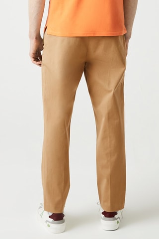 Chino tapered en coton biologique - Beige