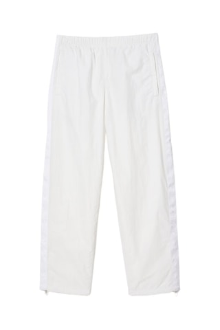 Pantalon de survêtement relaxed - Blanc et beige