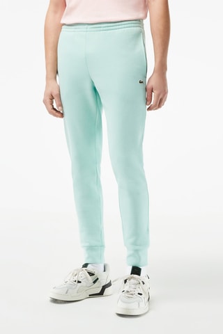 Jogging slim en coton biologique - Vert d’eau