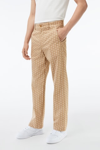 Chino straight en coton biologique - Beige