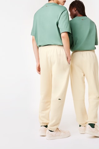 Jogging relaxed en coton biologique - Beige