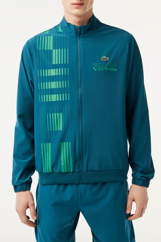 Veste Lacoste Tennis x Novak Djokovic - Bleu canard