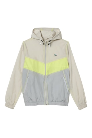 Veste à capuche - Beige et gris clair