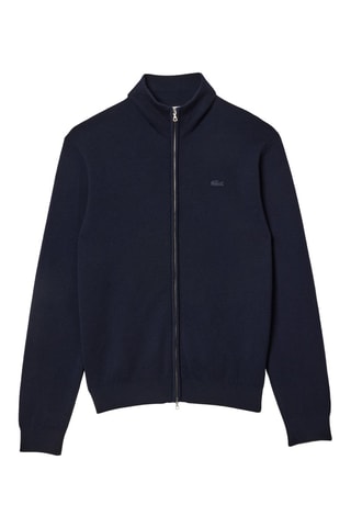 Veste en mérinos - Bleu marine