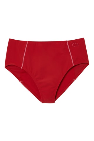 Bas de maillot taille haute - Bordeaux