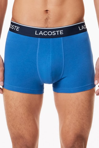 3 boxers - Ciel, gris chiné et bleu roi