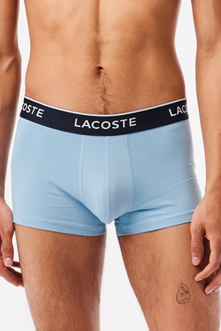 3 boxers - Ciel, gris chiné et bleu roi