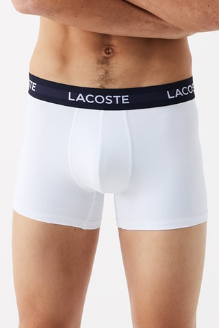 3 boxers - Bleu marine et blanc