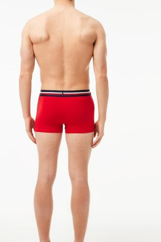 3 boxers - Bleu et rouge