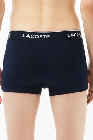 3 boxers - Blanc, bleu marine et turquoise