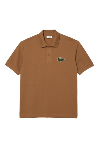 Polo loose en coton biologique - Camel