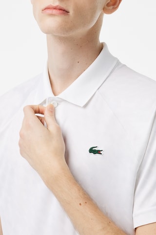 Polo regular Lacoste Tennis x Novak Djokovic - Blanc
