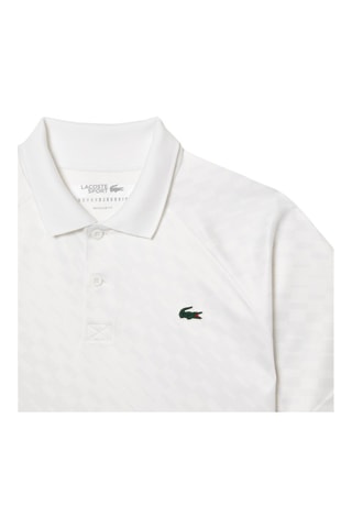 Polo regular Lacoste Tennis x Novak Djokovic - Blanc