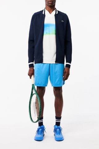 Polo slim Lacoste Tennis x Daniil Medvedev - Blanc