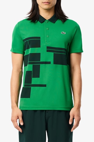 Polo regular Lacoste Tennis x Novak Djokovic - Vert