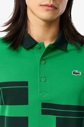 Polo regular Lacoste Tennis x Novak Djokovic - Vert