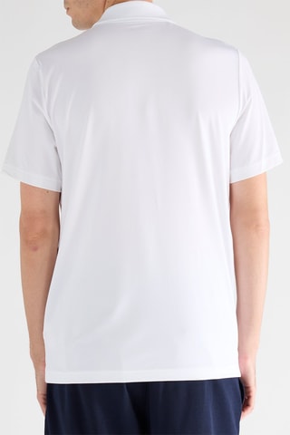 Polo regular - Blanc et bleu marine