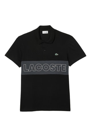 Polo regular - Noir et gris