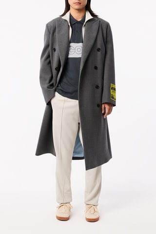 Polo regular - Gris et blanc