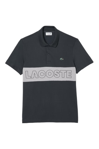 Polo regular - Gris et blanc