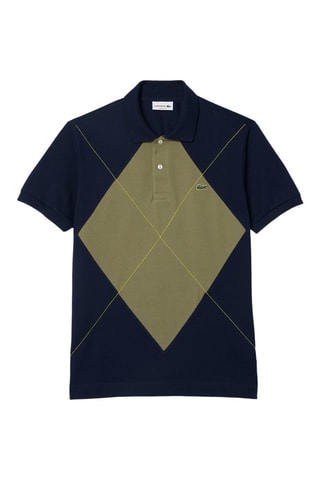 Polo classic fit en coton biologique - Bleu marine et kaki