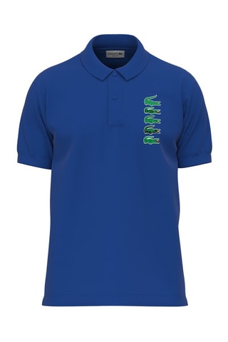 Polo classic fit en coton biologique - Bleu roi