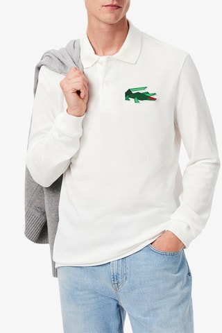 Polo classic fit en coton biologique - Blanc