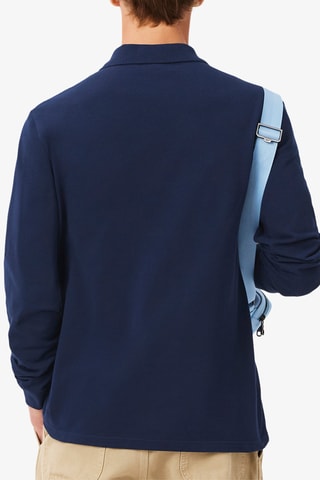 Polo classic fit en coton biologique - Bleu marine