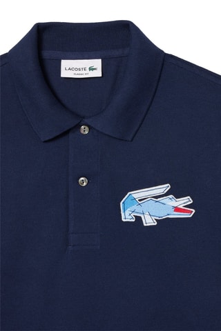 Polo classic fit en coton biologique - Bleu marine