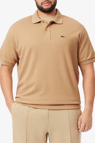 Polo classic fit en coton biologique - Beige