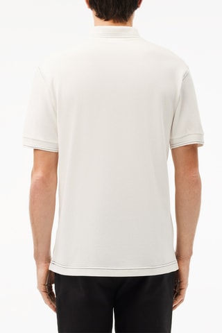 Polo classic fit en coton biologique - Blanc