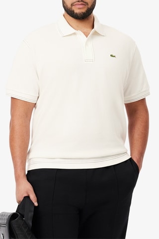 Polo classic fit en coton biologique - Blanc