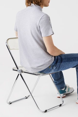 Polo regular - Gris chiné